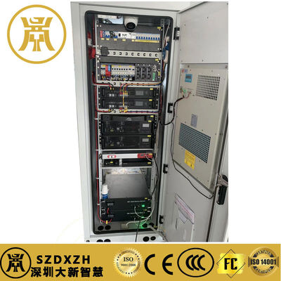 Cabinet extérieur IP55 intégré 20U - 40U enceinte de distribution d'énergie pour l'industrie des télécommunications