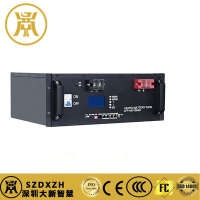 OEM 48V 100AH batterie au lithium en fer rack batterie de stockage d'énergie intégrée