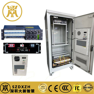 40U extérieur 19 Armoire à rayonnages résistant aux intempéries enceinte extérieure IP55 avec système de refroidissement et d'alimentation