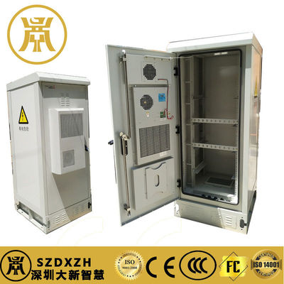 Cabinet extérieur IP55 intégré 20U - 40U enceinte de distribution d'énergie pour l'industrie des télécommunications